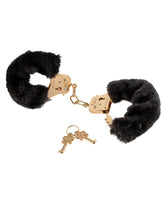 Fetish Fantasy Gold Deluxe Furry Cuffs Black Gold Furry Restraints > Bondage Gear > Restraints
